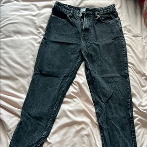 Zara Black Denim straight Jeans